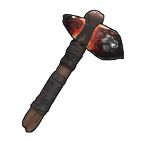 Dragon Glass Stone Hatchet