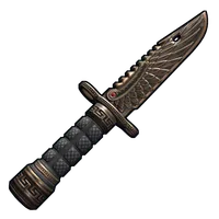 Bronze Raven Knife