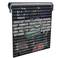 Vandalized Shop Door