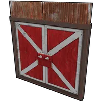 Red Barn Double Door