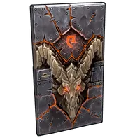 Molten Visage Metal Door