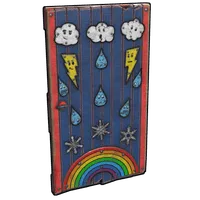 Weather Wood Door