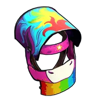 Rainbow Pony Helmet