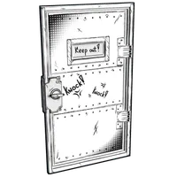 Comics Armored Door