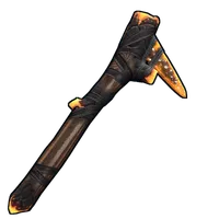 Ancient Amber Stone Pick Axe