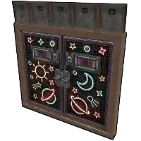 Outer Planets Armored Double Door