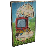 Funny Bunny Wood Door