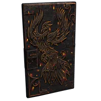 Fire Phoenix Metal Door