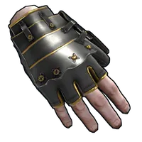 Black Gold Roadsign Gloves
