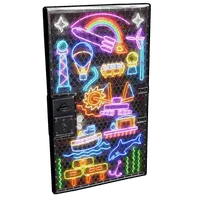Neon Vibes Sheet Metal Door