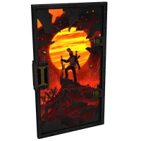 Shadowborn Armored Door