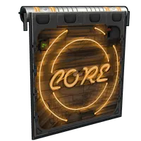Neon Core Garage Door