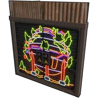 Neon Dome Double Door