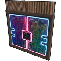 Neon Bismuth Metal Double Door