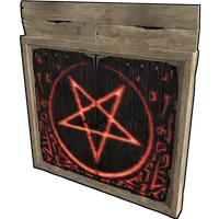 Wooden Double Door from Hell