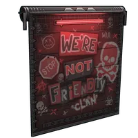 NOT Friendly Clan Garage Door