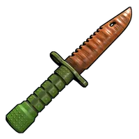 Carrot Combat Knife