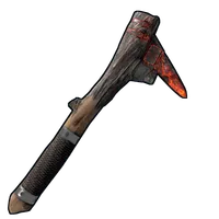 Volcanic Stone Pick Axe
