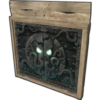 Tomb Of The Octopus Wooden Double Door