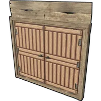 Pixel Wooden Double Door