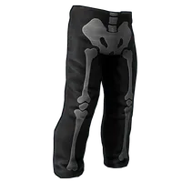 Skeleton Costume Burlap Pants