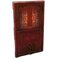 Lunar Horse Fortune Wooden Door