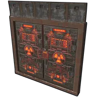 Nuke Room Double Armored Door