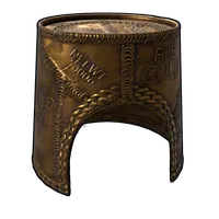 Gold Chains Bucket Helmet