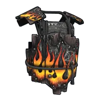 Flame Anarchy Wood Armor Jacket