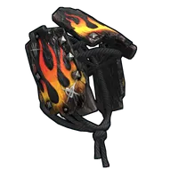 Flame Anarchy Wood Armor Helmet