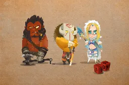 Genuine Three Heroes Loading Screen