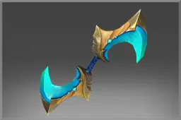 Inscribed Emeraldine Glaive
