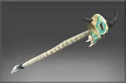 Inscribed Demon Skull Staff