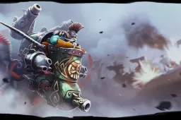 Genuine Dwarf Gyrocopter Loading Screen