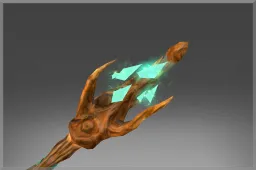 Inscribed Enchanted Manglewood Staff