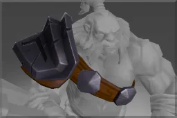 Inscribed Saberhorn's Pauldron
