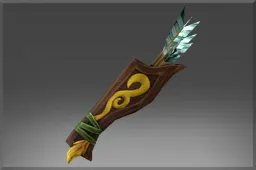 Inscribed Gilded Falcon Quiver