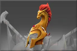 Inscribed Equine Battlehelm