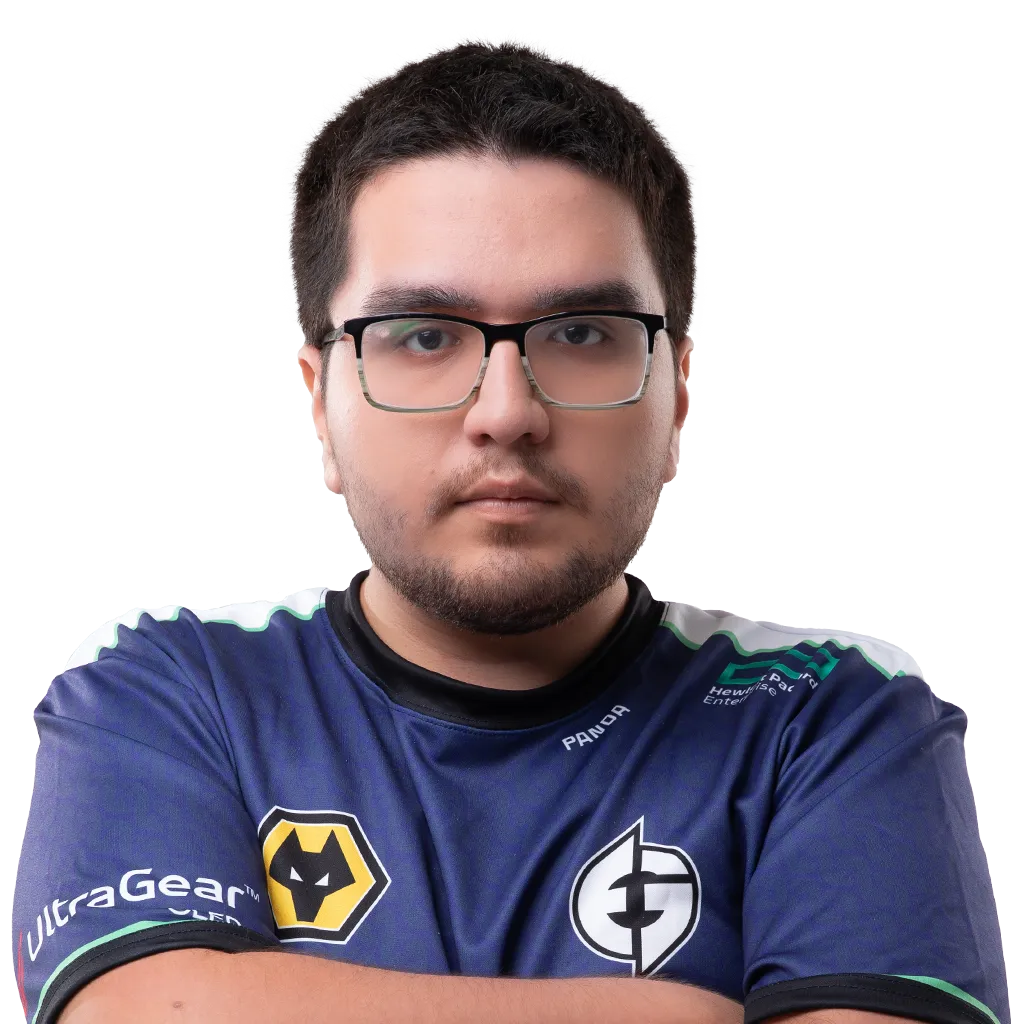 Glitter Panda Player Sticker - TI 2023