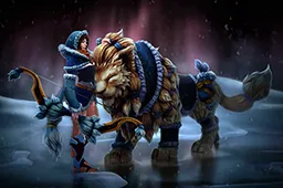 Snowstorm Huntress Loading Screen