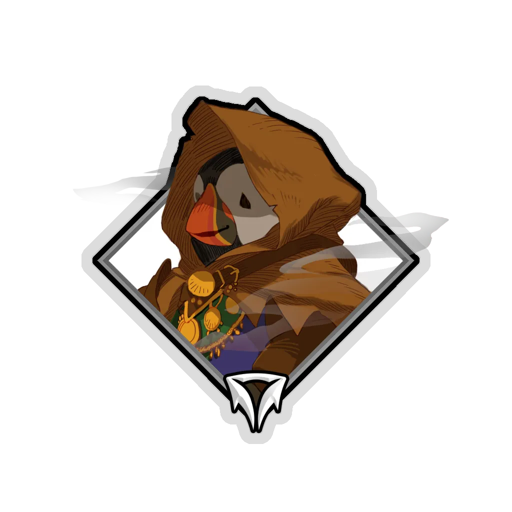 Holo Crownfall Sticker - Clortho the Strange