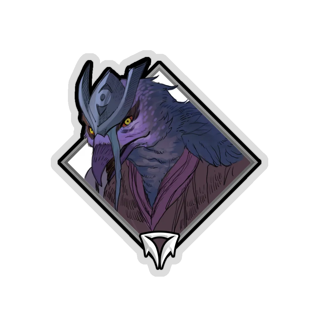 Holo Crownfall Sticker - Scree'Auk