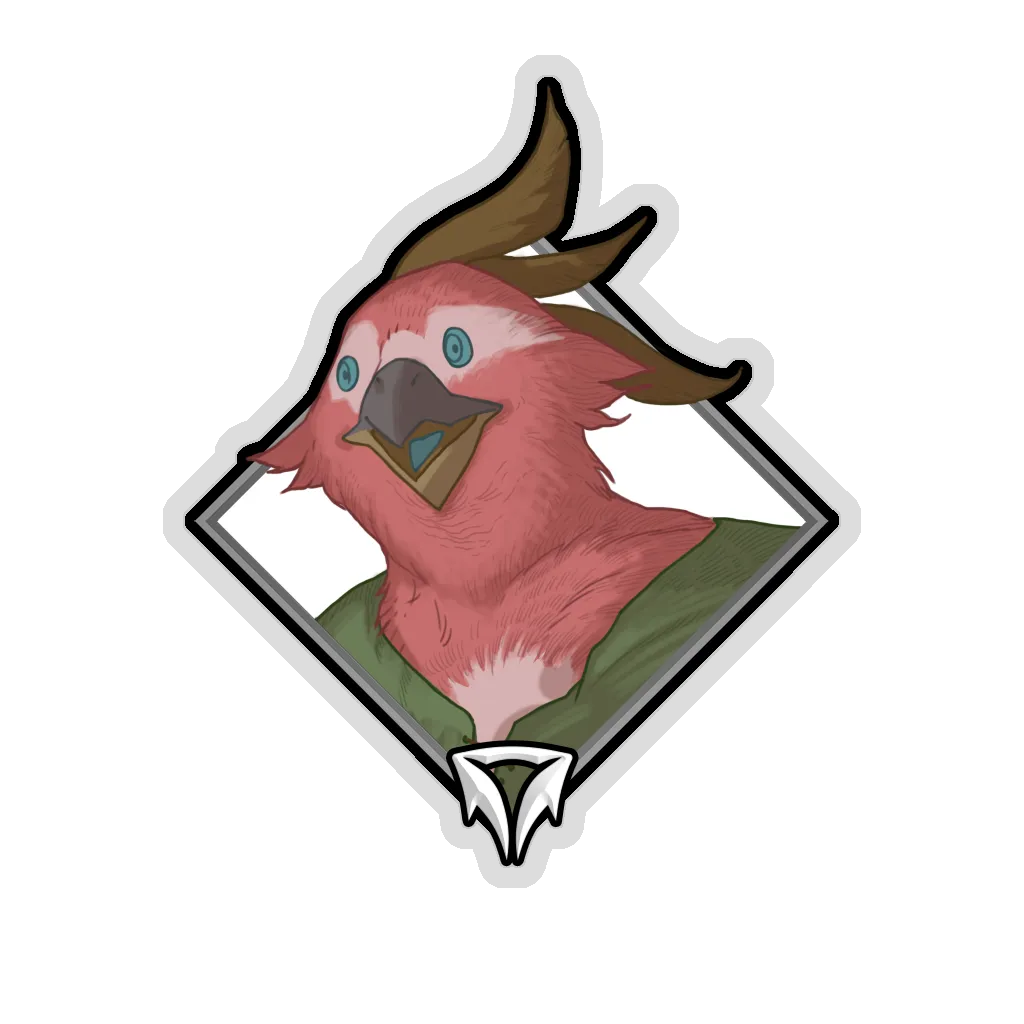 Glitter Crownfall Sticker - Bakeet