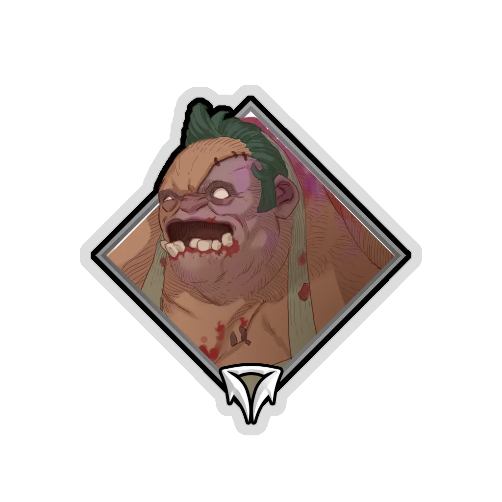 Crownfall Sticker - Pudge