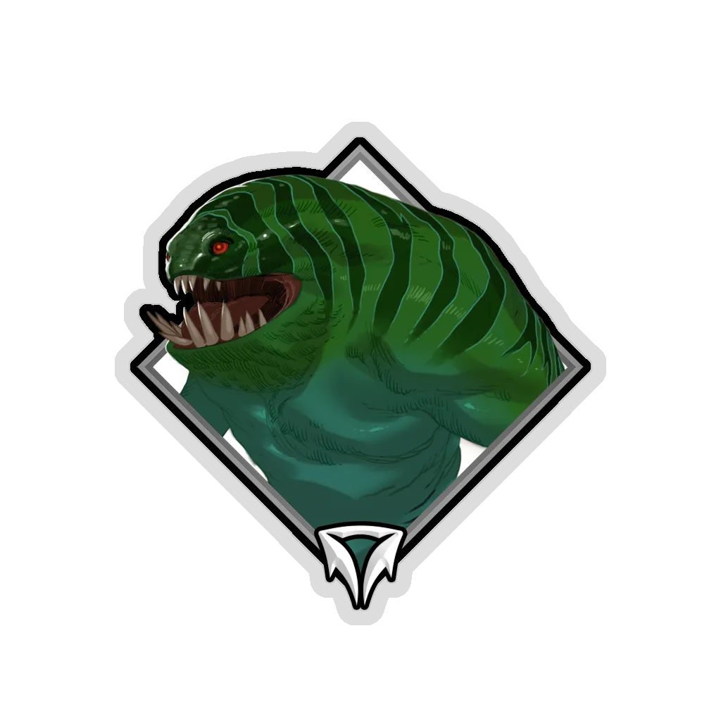 Holo Crownfall Sticker - Leviathan