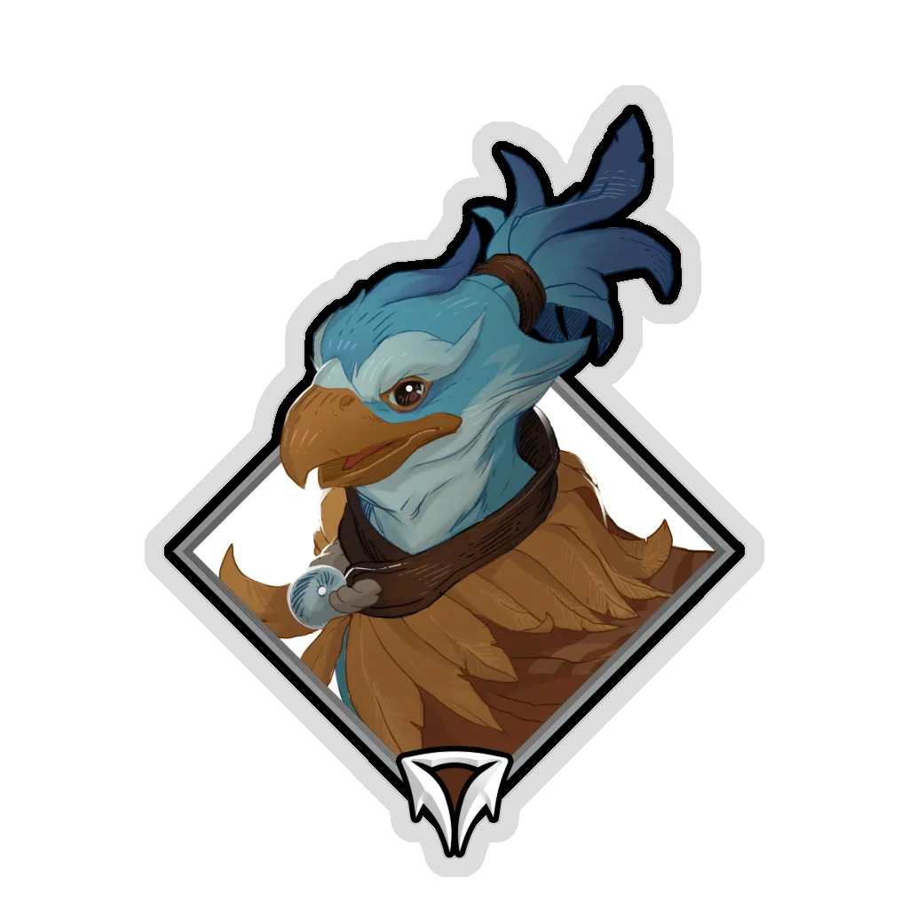 Holo Crownfall Sticker - Kez