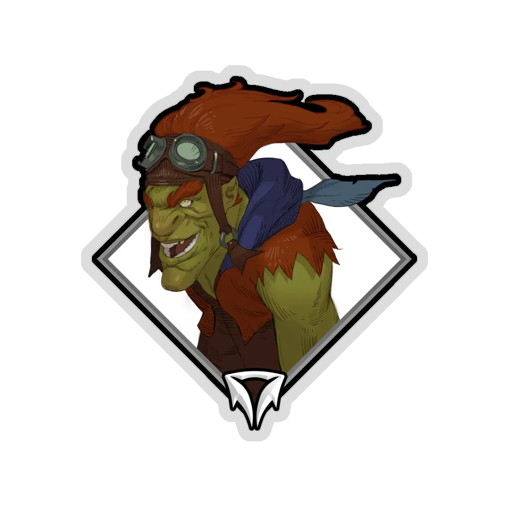 Glitter Crownfall Sticker - Batrider