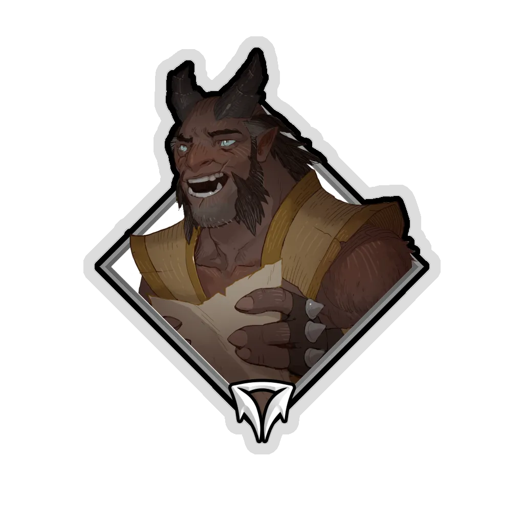 Crownfall Sticker - Jimm Utuk