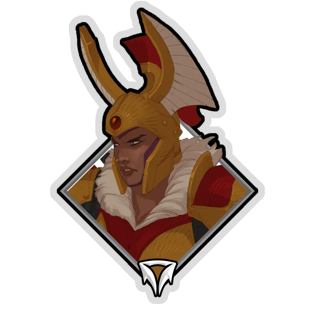 Holo Crownfall Sticker - Legion Commander