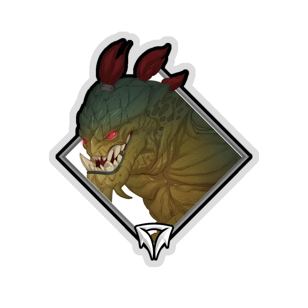 Glitter Crownfall Sticker - Graxx